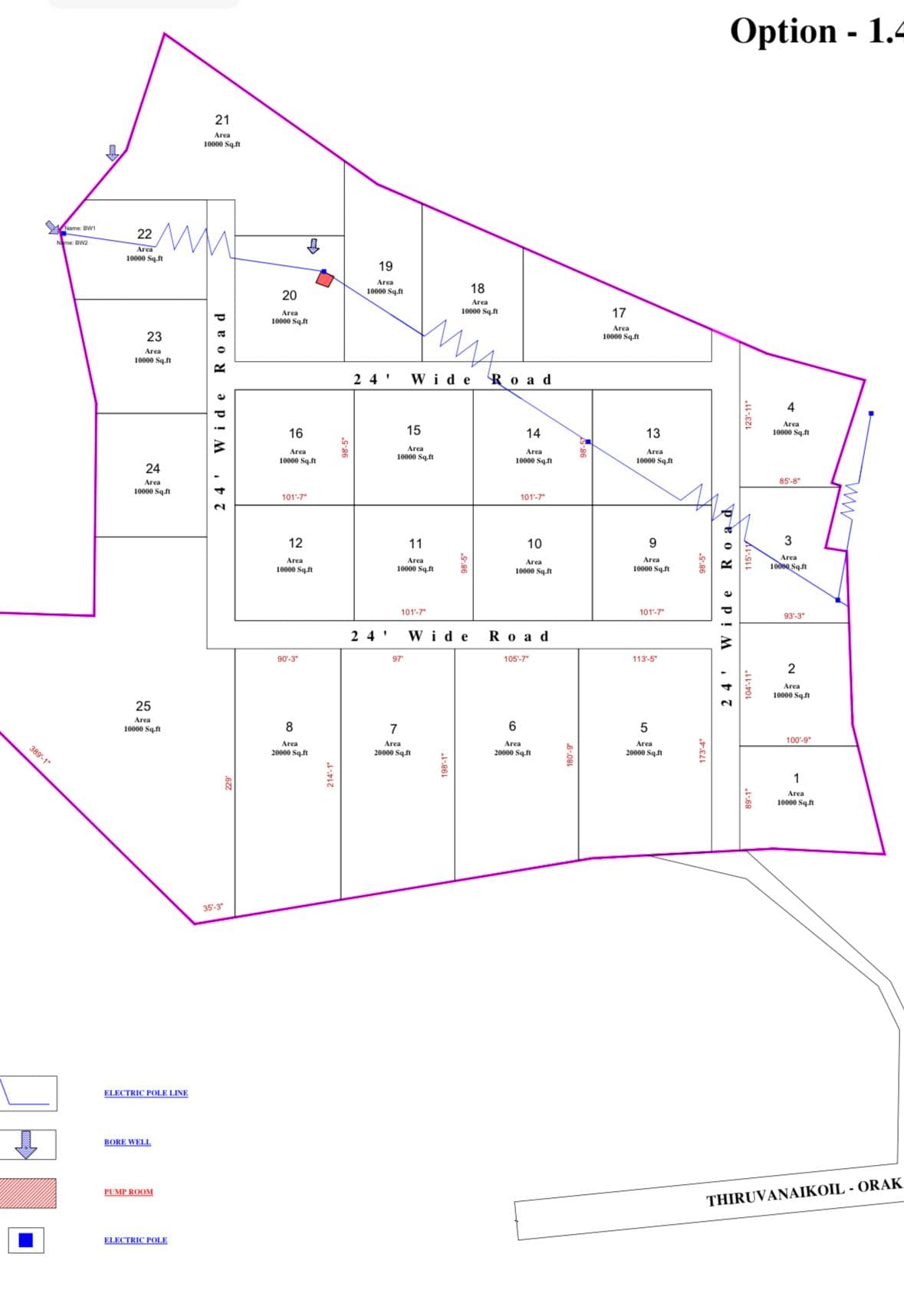 Aranya Gardens Plot Layout